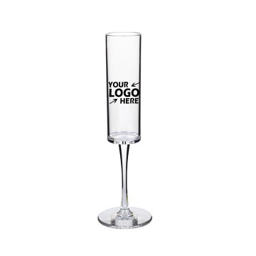 5.5 oz Plastic Champagne Glass